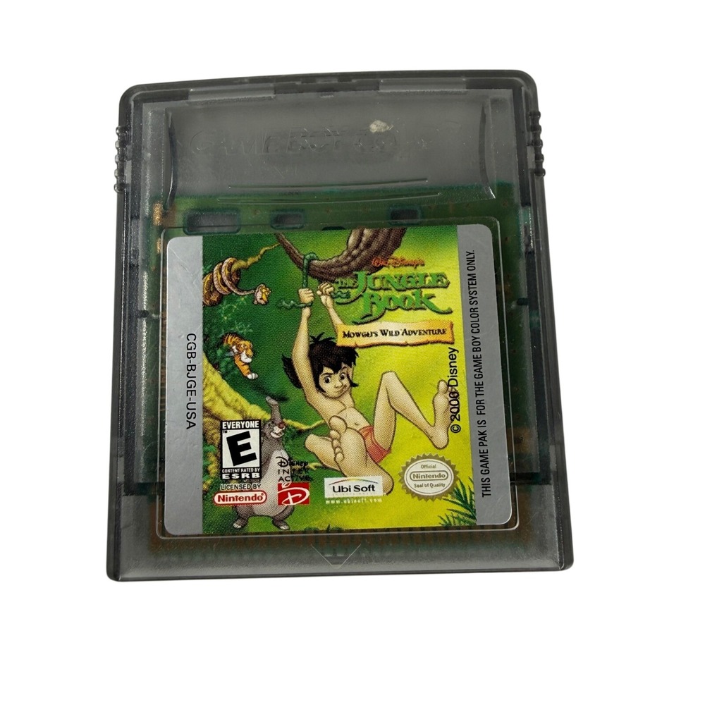 Nintendo Game Boy Color The Jungle Book Mowgli's Wild Adventure GBC-BJGE-USA